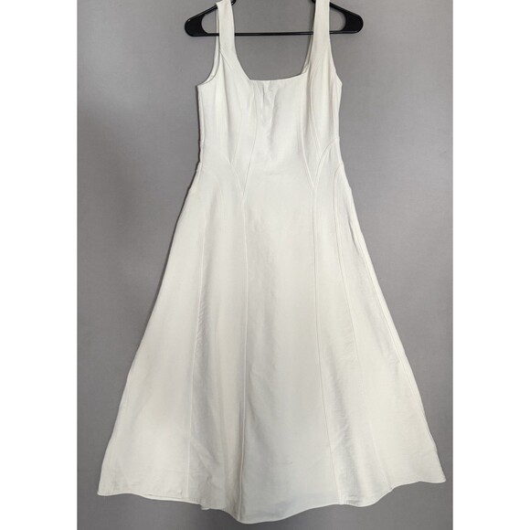 Christian Lacroix Dresses & Skirts - Christian Lacroix Square Neckline Midi Length Dress Extra Small XS Neutral Color